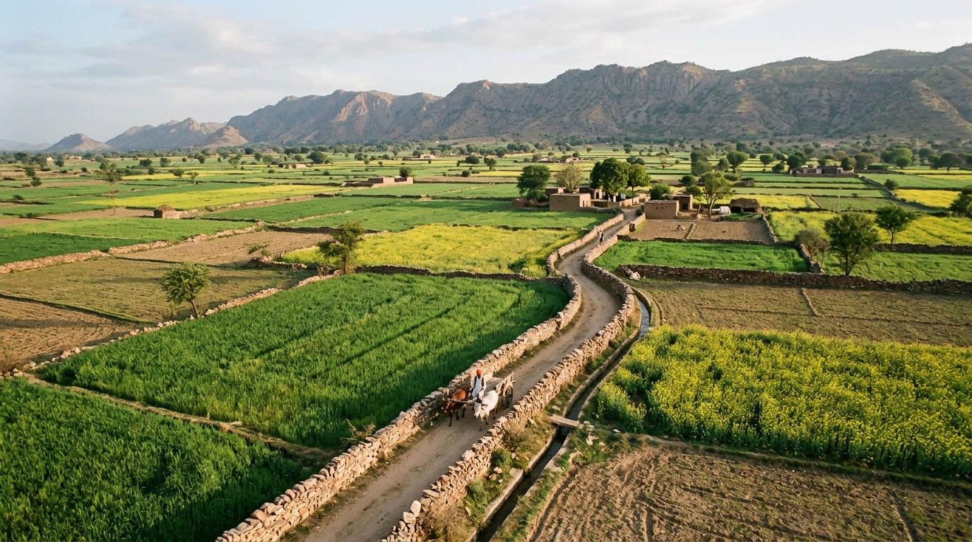 सैंथल का ग्रामीण परिवेश